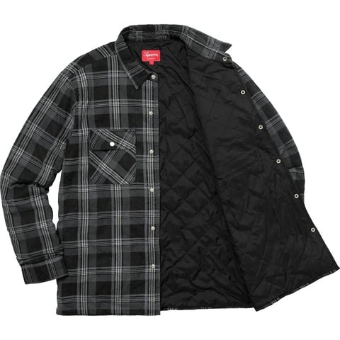 Supreme®/Independent® Quilted Flannel Shirt - Supreme