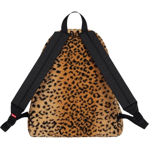 Leopard Fleece Backpack - fall/winter 2017 - Supreme