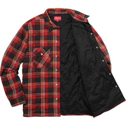 Supreme®/Independent® Quilted Flannel Shirt - Supreme