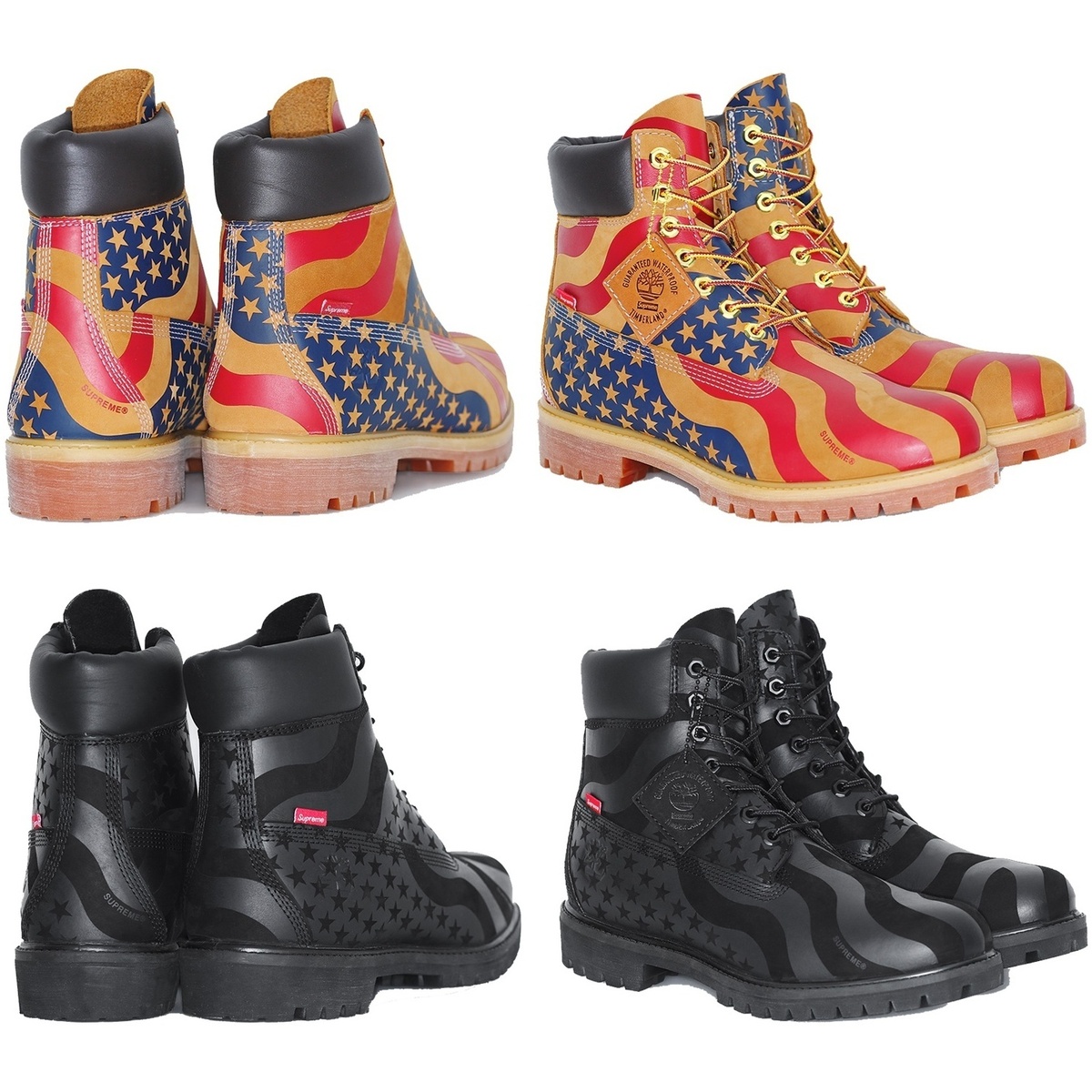 Supreme®/Timberland® Stars and Stripes 6-Inch Premium Waterproof