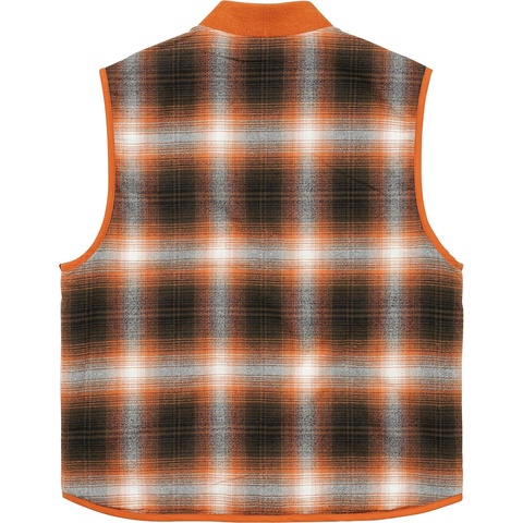Reversible Shadow Plaid Vest - fall/winter 2017 - Supreme
