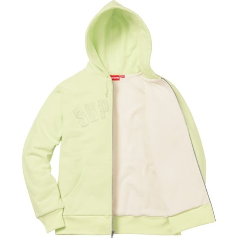 Supreme Arc Logo Thermal Zip Up Sweatshirt - Colorway