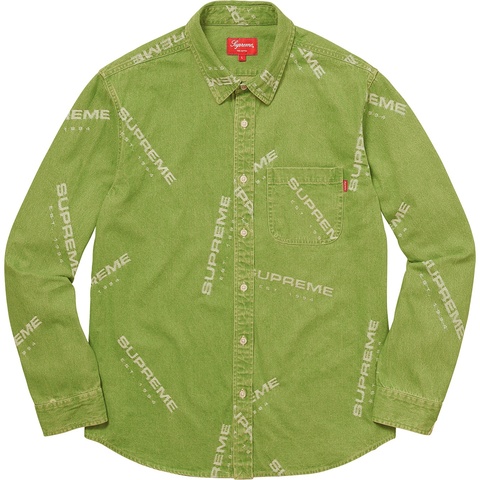 Jacquard Denim Shirt - fall/winter 2017 - Supreme