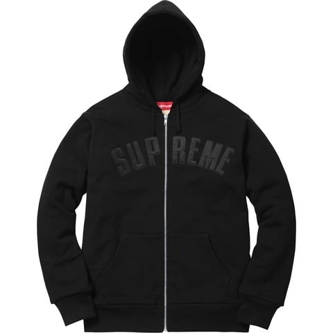 Arc Logo Thermal Zip Up Sweatshirt - Supreme