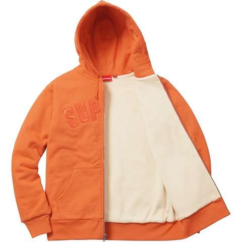 Supreme Arc Logo Thermal Zip Up Sweatshirt - Colorway