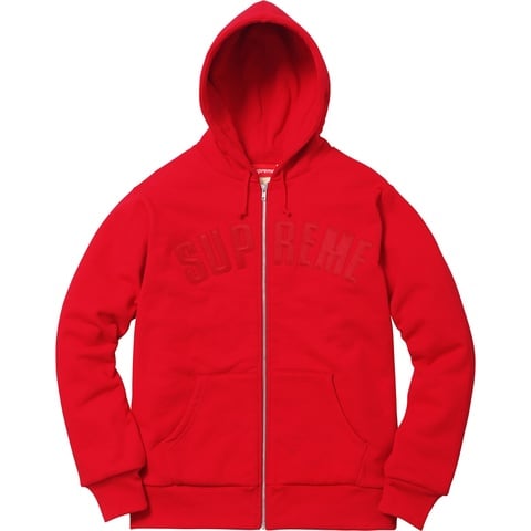 Supreme Arc Logo Thermal Zip Up Sweatshirt - Colorway