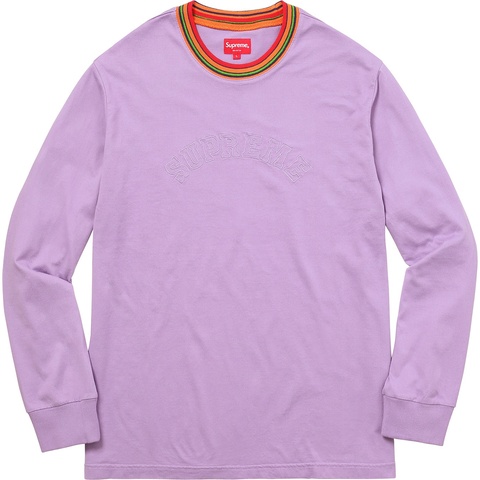 Supreme Multicolor Striped Rib L/S Top - Colorway