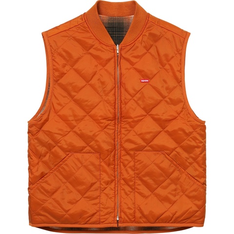 Supreme Reversible Shadow Plaid Vest - Colorway