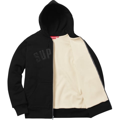 Arc Logo Thermal Zip Up Sweatshirt - Supreme Arc Logo Thermal Zip Up Sweatshirt - Supreme