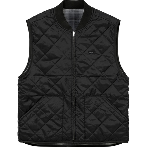 【レア】supreme Reversible Shadow Plaid Vest Reversible Shadow Plaid Vest - fall/winter 2017 - Supreme