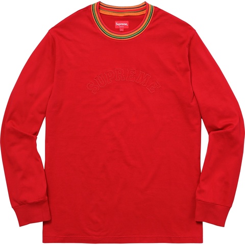 Supreme Multicolor Striped Rib L/S Top - Colorway