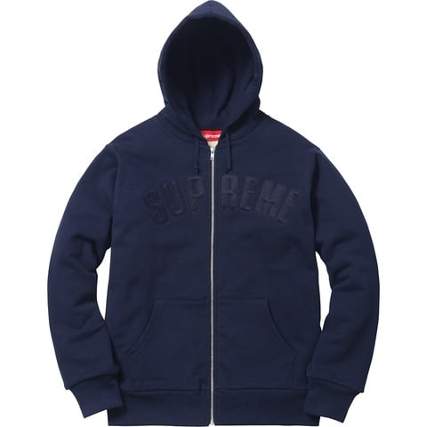Supreme Arc Logo Thermal Zip Up Sweatshirt - Colorway
