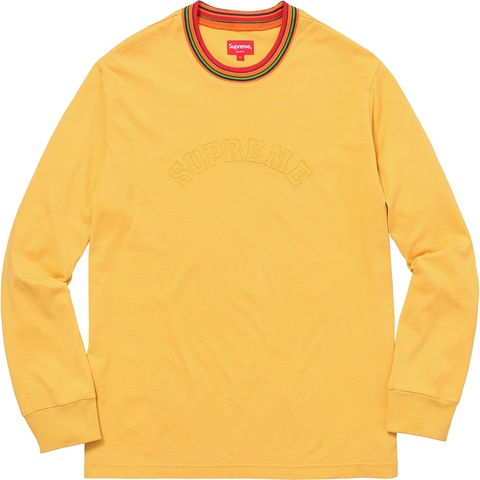 Supreme Multicolor Striped Rib L/S Top - Colorway