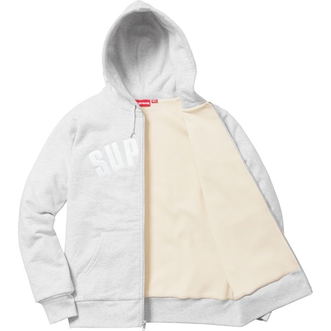 Supreme Arc Logo Thermal Zip Up Sweatshirt - Colorway