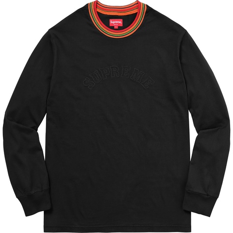Supreme Multicolor Striped Rib L/S Top - Colorway