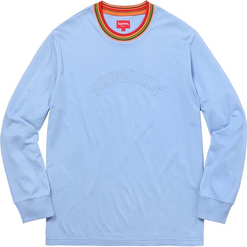 Supreme Multicolor Striped Rib L/S Top - Colorway