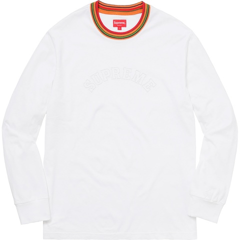 Supreme Multicolor Striped Rib L/S Top - Colorway
