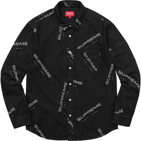 Supreme Jacquard Denim Shirt - Colorway