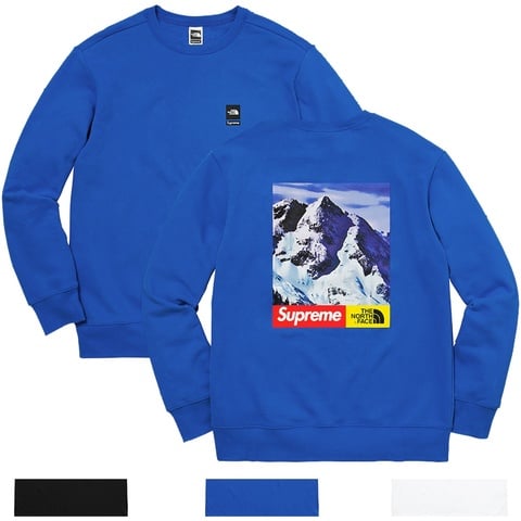 Supreme Supreme®/The North Face® Mountain Crewneck Sweatshirt - $128.00