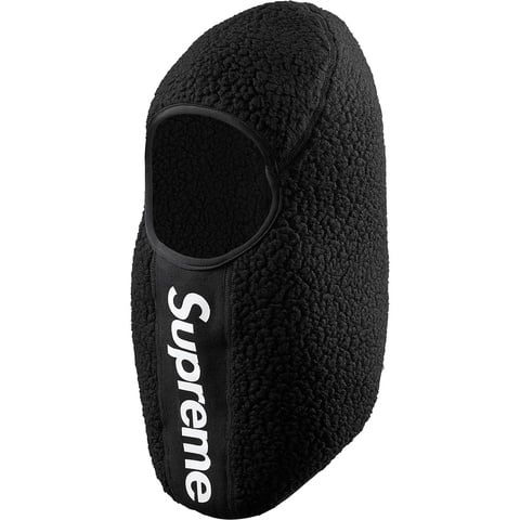 Supreme Polartec Deep Pile Balaclava 黒 Polartec® Deep Pile Balaclava - fall/winter 2017 - Supreme