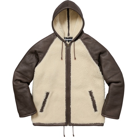 Supreme Reversed Shearling Hooded Jacket - Colorway