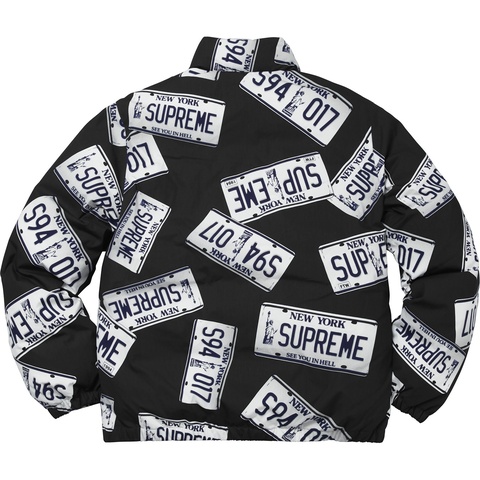 Supreme License Plate Puffy Jacket - Colorway