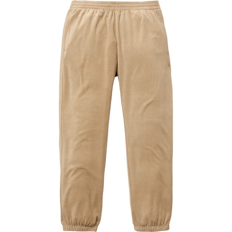 Supreme Velour Warm Up Pant - Colorway