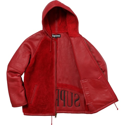 Supreme Reversed Shearling Hooded Jacket - Colorway