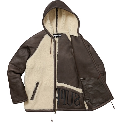 Supreme Reversed Shearling Hooded Jacket - Colorway