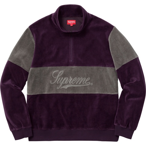 Supreme Velour Half Zip Pullover - Colorway