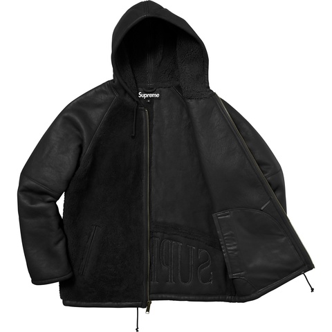 Supreme Reversed Shearling Hooded Jacket - Colorway