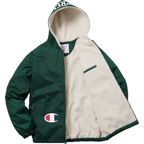 Supreme Supreme®/Champion® Sherpa Lined Hooded Jacket - Colorway