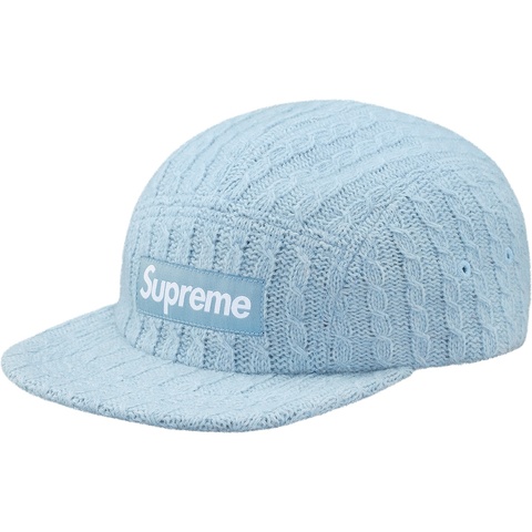 Supreme Fitted Cable Knit Camp Cap - Colorway