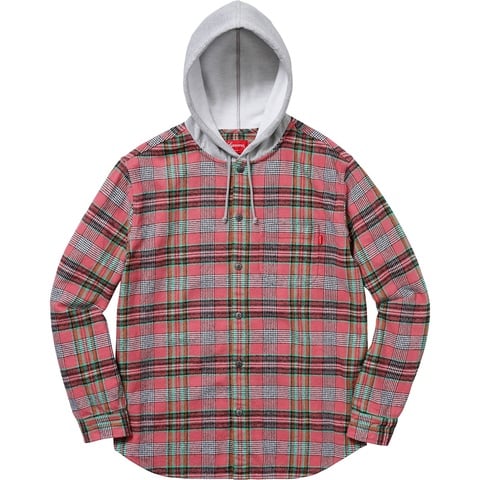 Hooded Plaid Flannel Shirt - spring/summer 2018 - Supreme