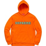 Supreme Cord Collegiate Logo Hooded Sweatshirt (SS18)