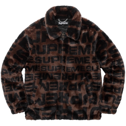 Faux Fur Repeater Bomber - spring/summer 2018 - Supreme