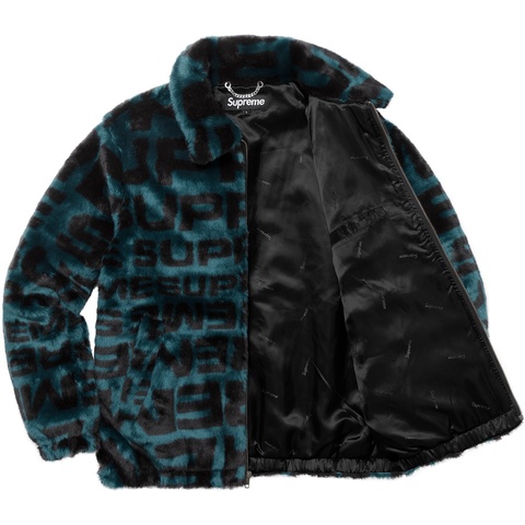 Faux Fur Repeater Bomber - spring/summer 2018 - Supreme