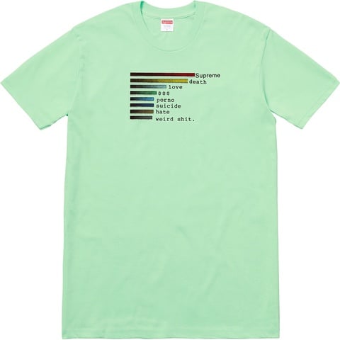Supreme Chart Tee - Colorway
