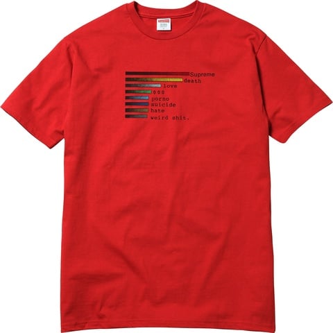 Supreme Chart Tee - Colorway