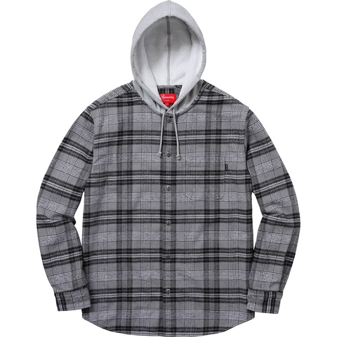 Hooded Plaid Flannel Shirt - spring/summer 2018 - Supreme