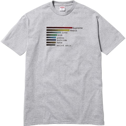 Supreme Chart Tee - Colorway