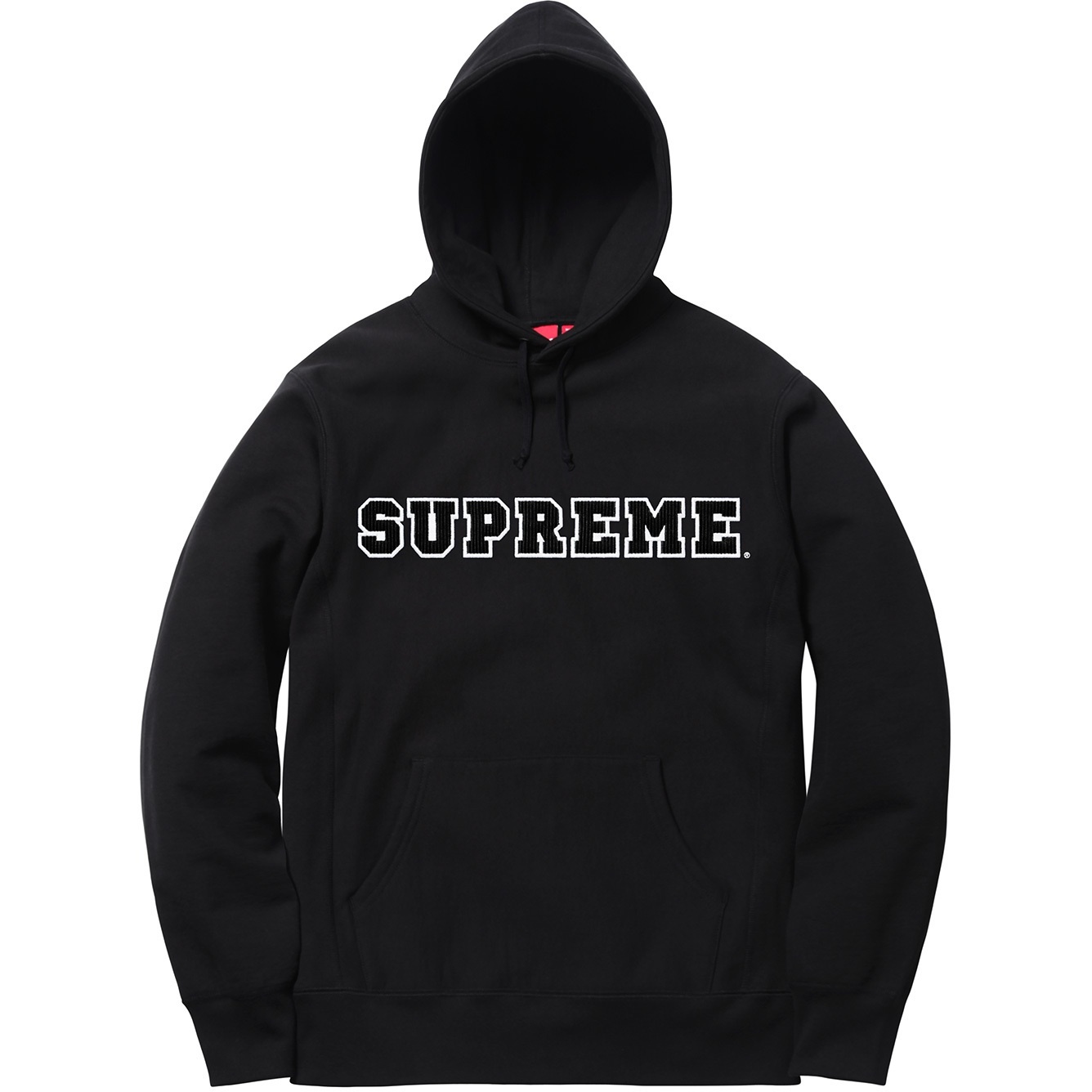 Supreme Cord Collegiate Logo Hooded Sweatshirt (SS18) - $158