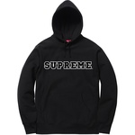 Supreme Cord Collegiate Logo Hooded Sweatshirt (SS18)