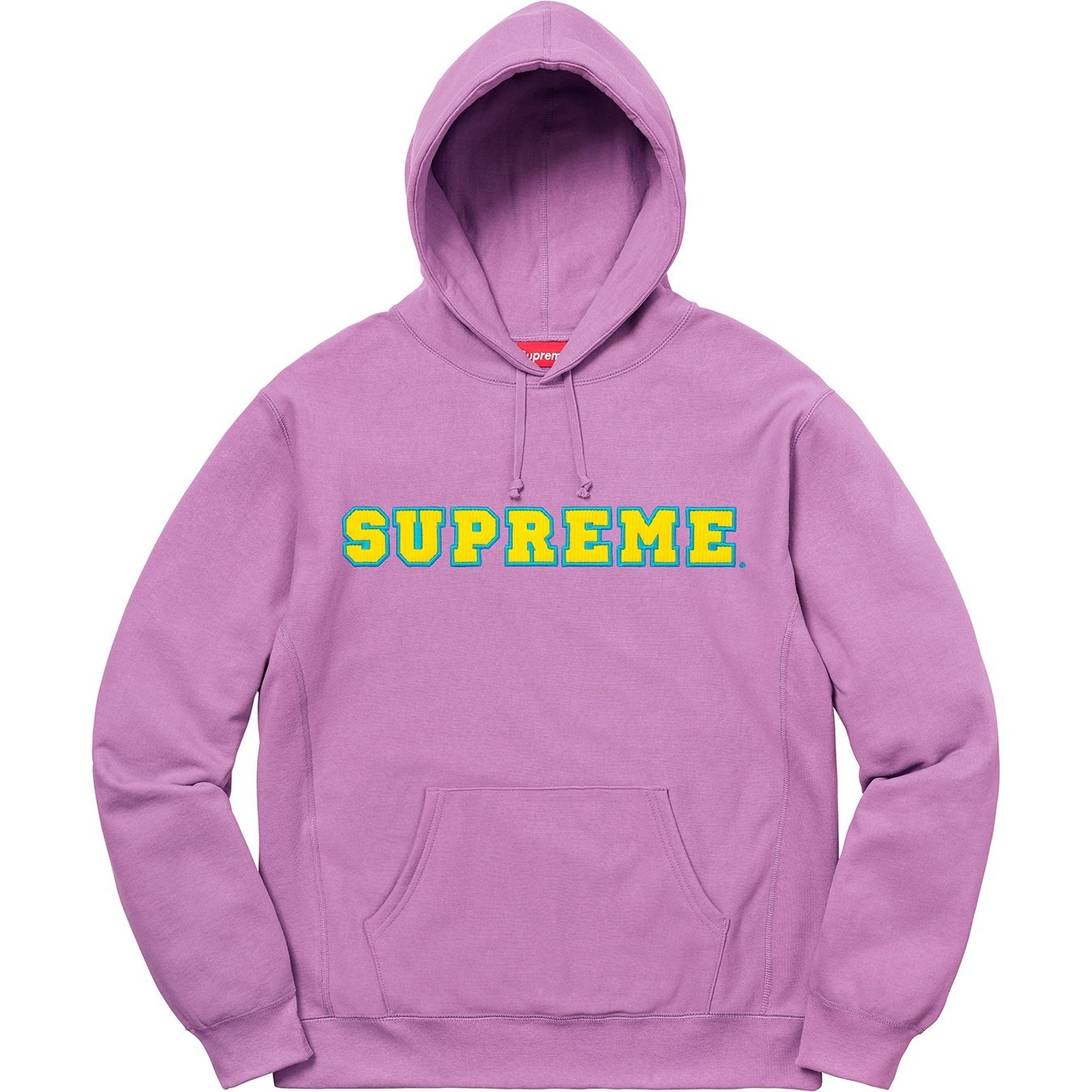 Supreme Cord Collegiate Logo Hooded Sweatshirt (SS18) - $158