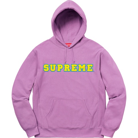 Supreme Cord Collegiate Logo Hooded Sweatshirt - Colorway