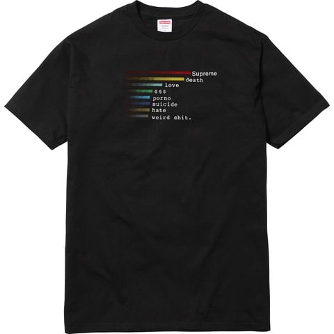 Supreme Chart Tee - Colorway