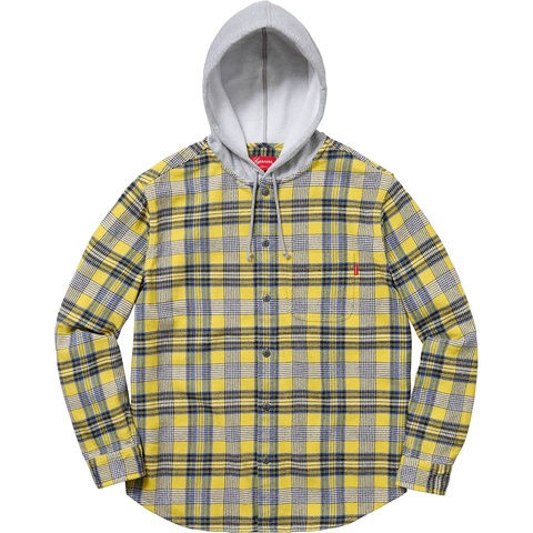 Supreme Hooded Plaid Flannel Shirt - Colorway
