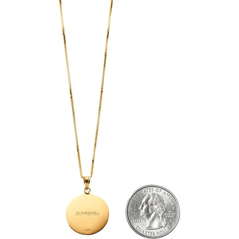 アクセサリー supreme justice 14k gold pendant Supreme supreme justice libra 14k gold pendant box chain necklace