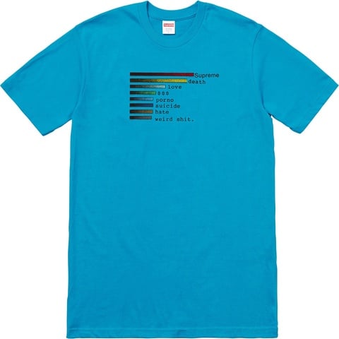 Supreme Chart Tee - Colorway