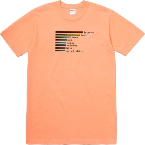 Supreme Chart Tee - Colorway